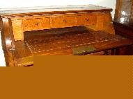 secretaire radica di noce 