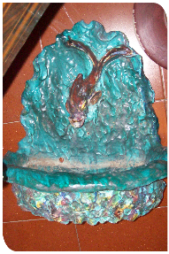 PIATTO CERAMICA  BASSANO '900 CON ANGELI